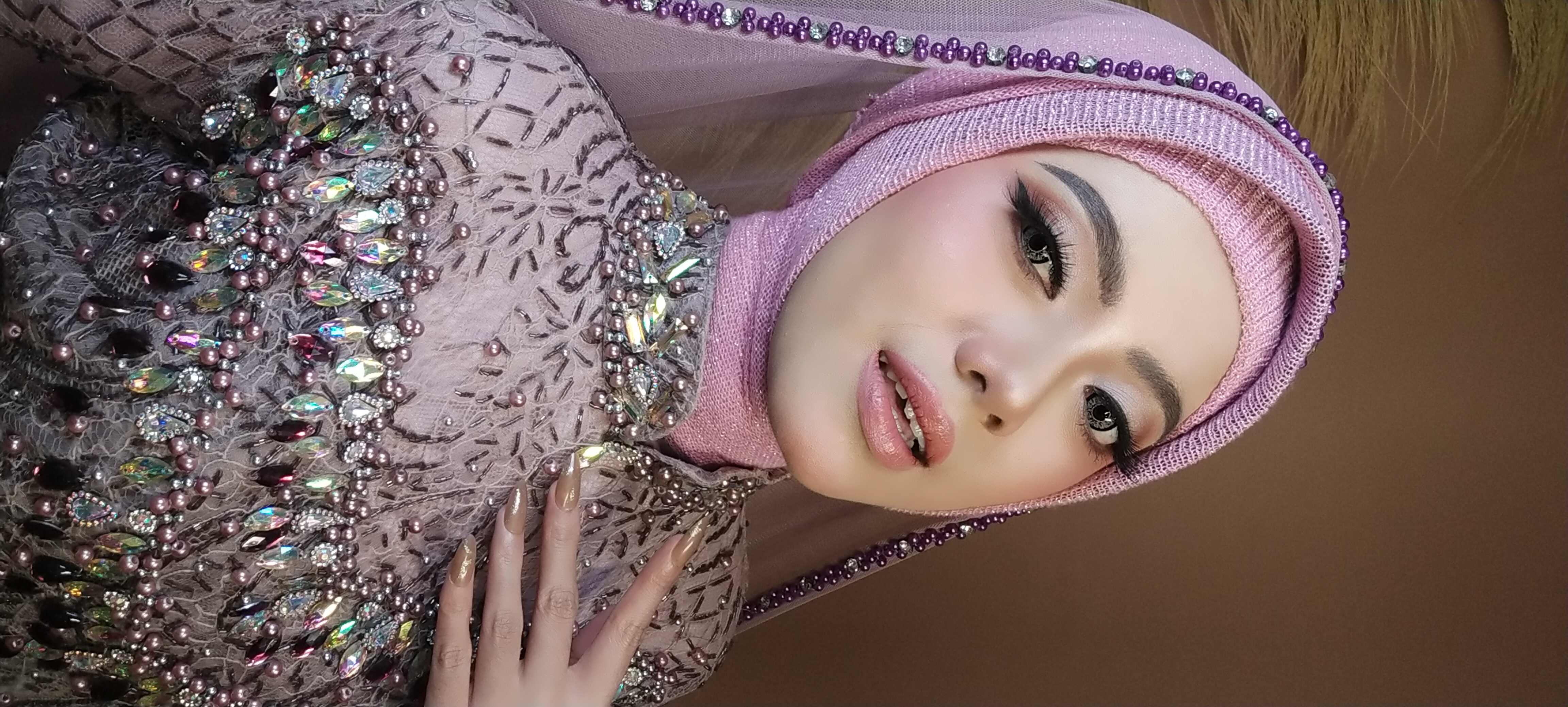 Nisa Aulia — Pink Look by makeupaliyahbasan — Wedding